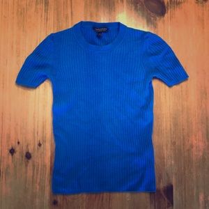 Blue Marino Wool Sweater